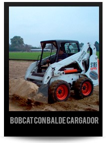 BOBCAT CON BALDE CARGADOR